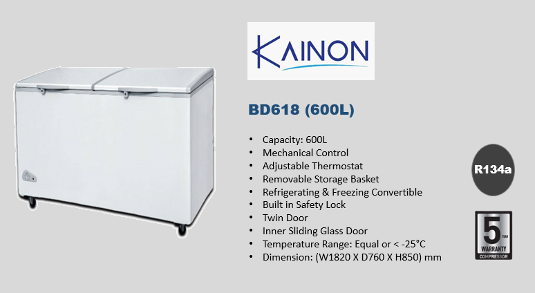 Kainon L Chest Freezer Bd Ngie Ann Trading Sdn Bhd